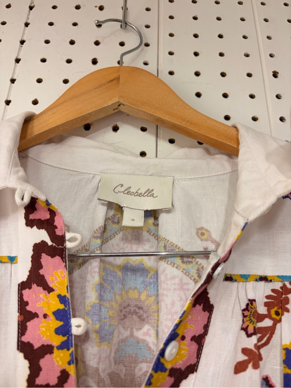 Cleobella Leigh Floral Paisley Puff-Sleeve Mini Dress - Picture 6 of 12